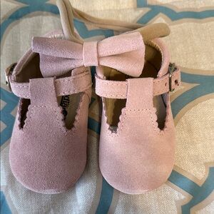 Adorable Pink Baby Walker Shoes with Bow